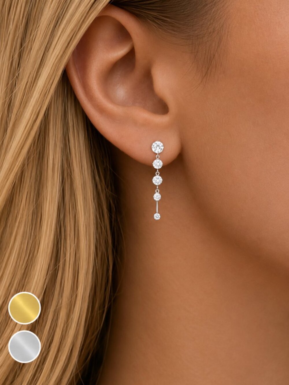 "Sonoma" Cascade Dangly Earrings